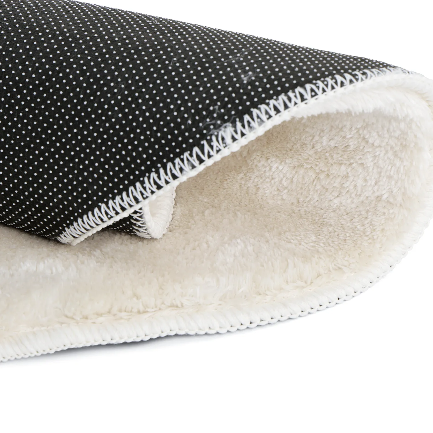 Aaltokuvioinen Käytävämatto - Aranga Super Soft Fur (beige)