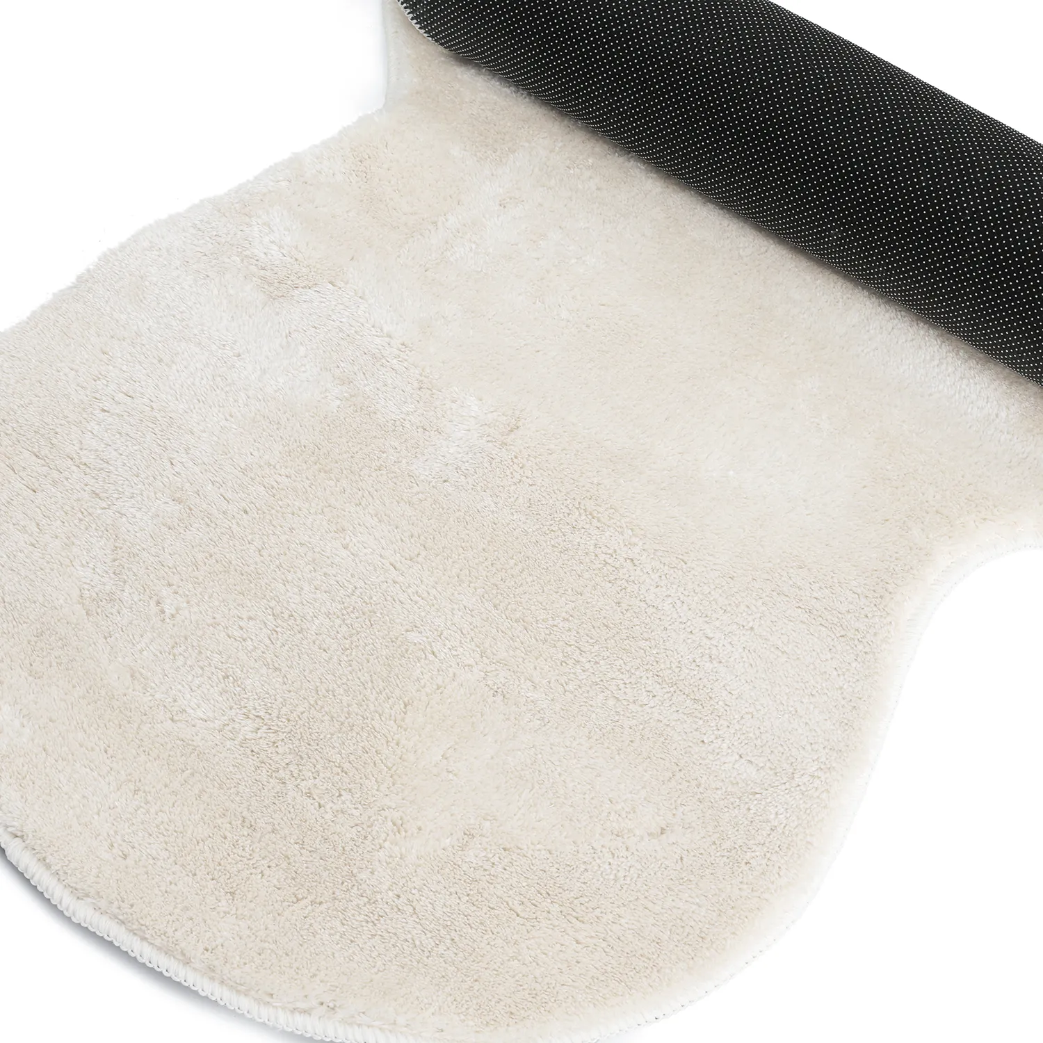 Aaltokuvioinen Käytävämatto - Aranga Super Soft Fur (beige)