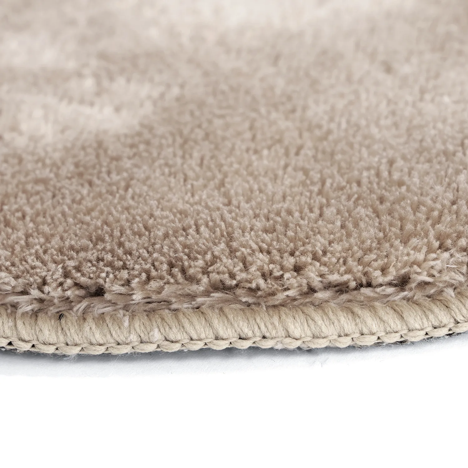 Aaltokuvioinen Käytävämatto - Aranga Super Soft Fur (ruskea)