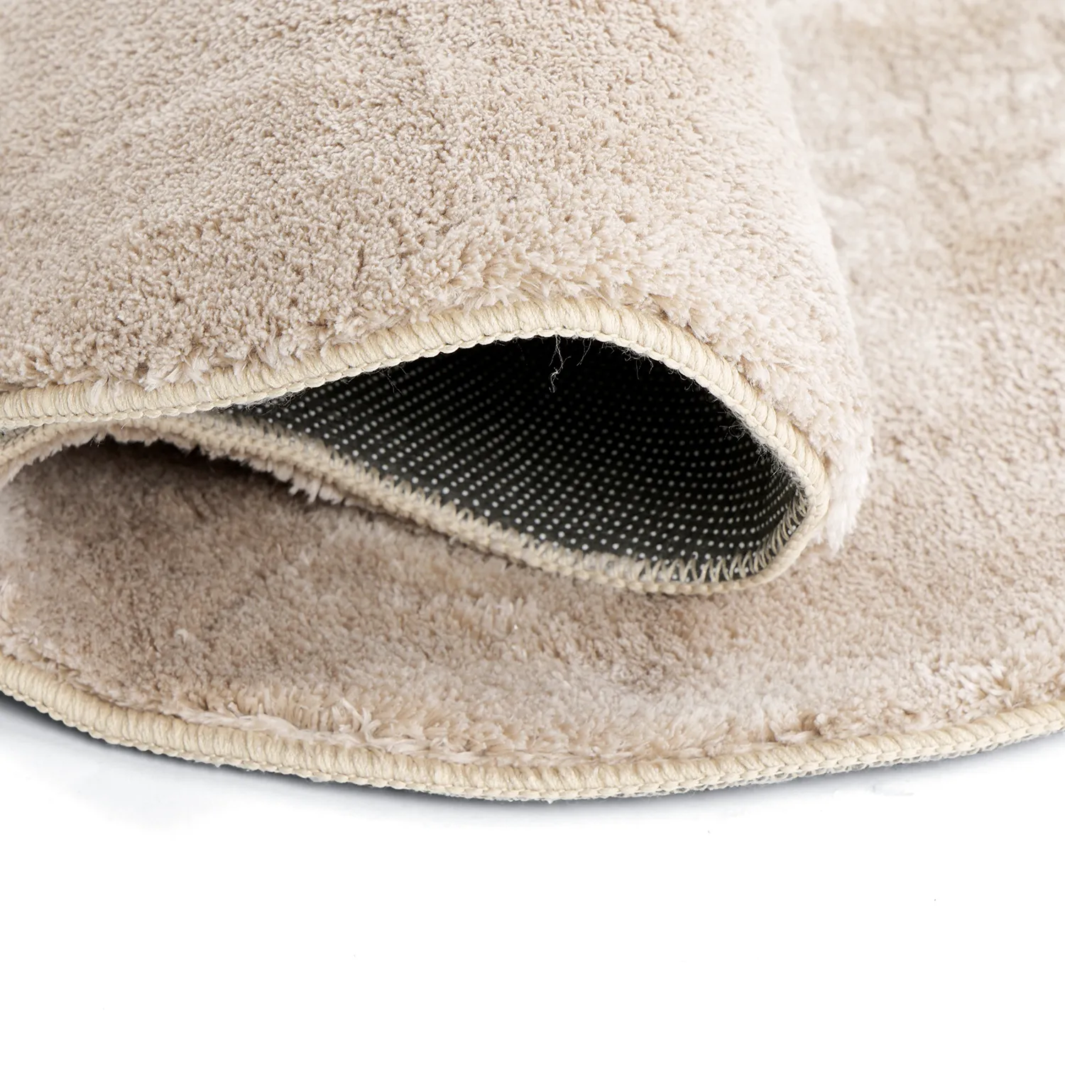 Aaltokuvioinen Käytävämatto - Aranga Super Soft Fur (ruskea)