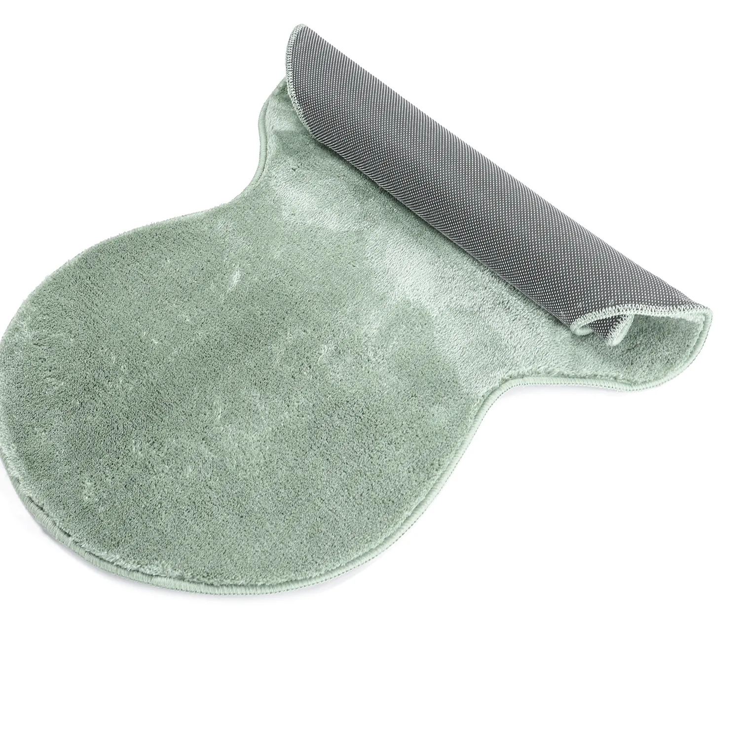 Aaltokuvioinen Käytävämatto - Aranga Super Soft Fur (vihreä)