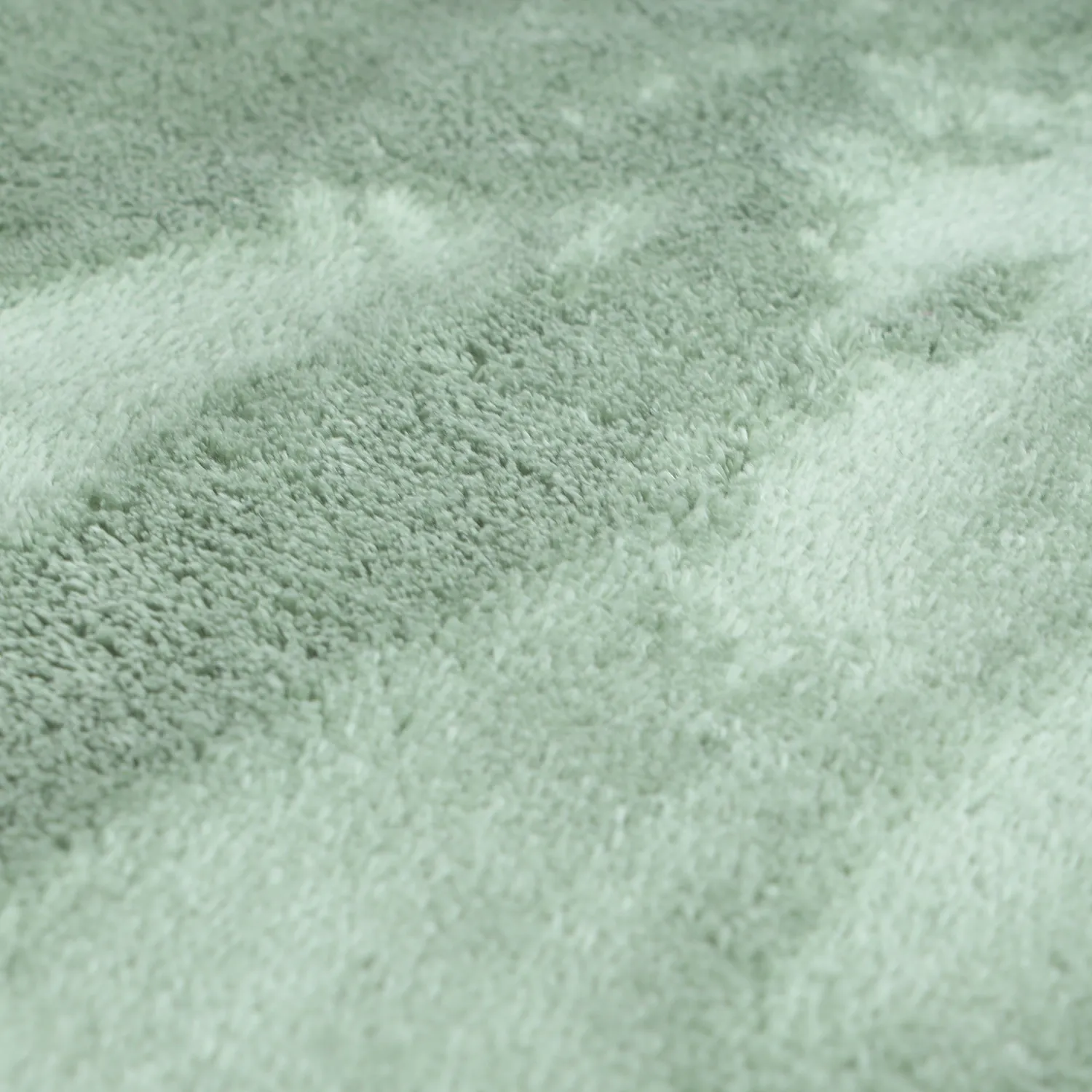 Aaltokuvioinen Käytävämatto - Aranga Super Soft Fur (vihreä)