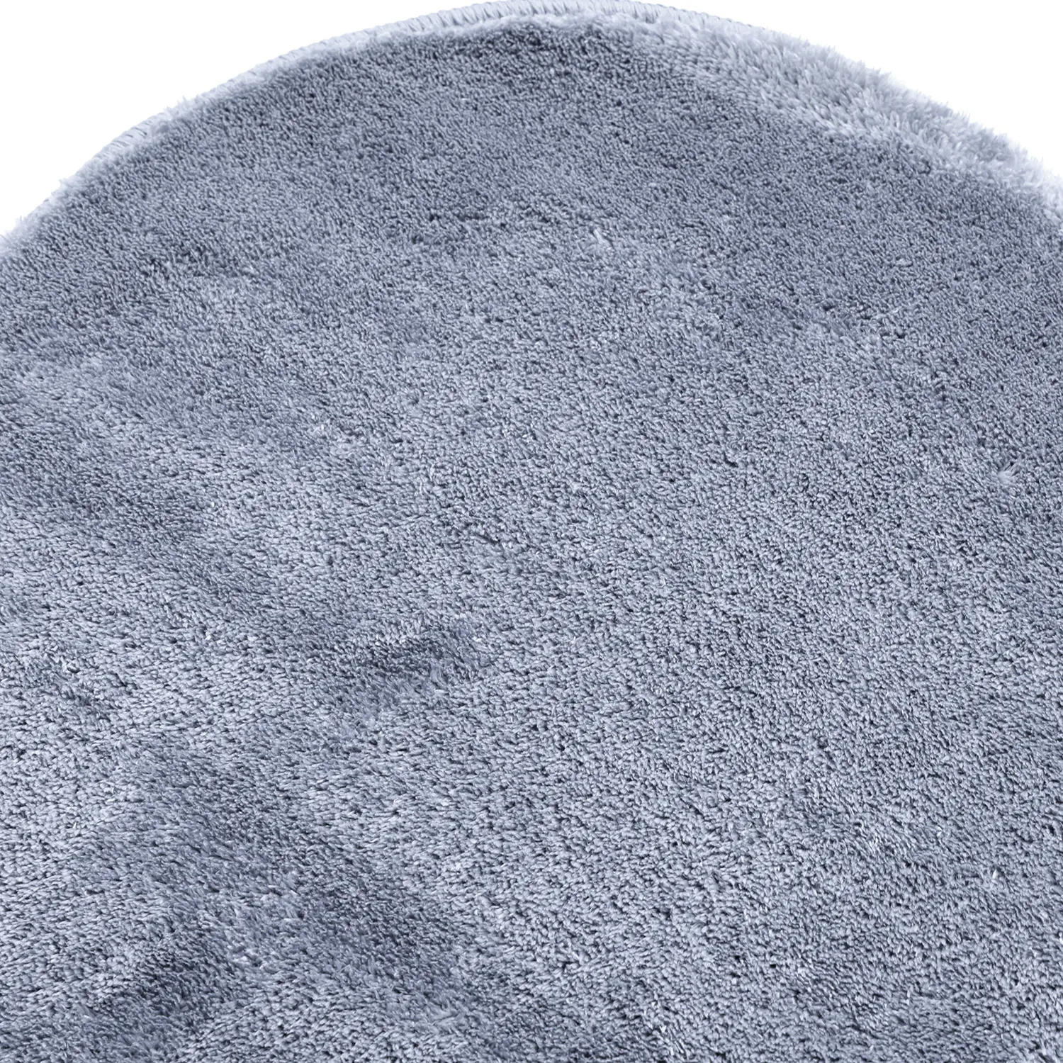 Aaltokuvioinen Käytävämatto - Aranga Super Soft Fur (terässininen)