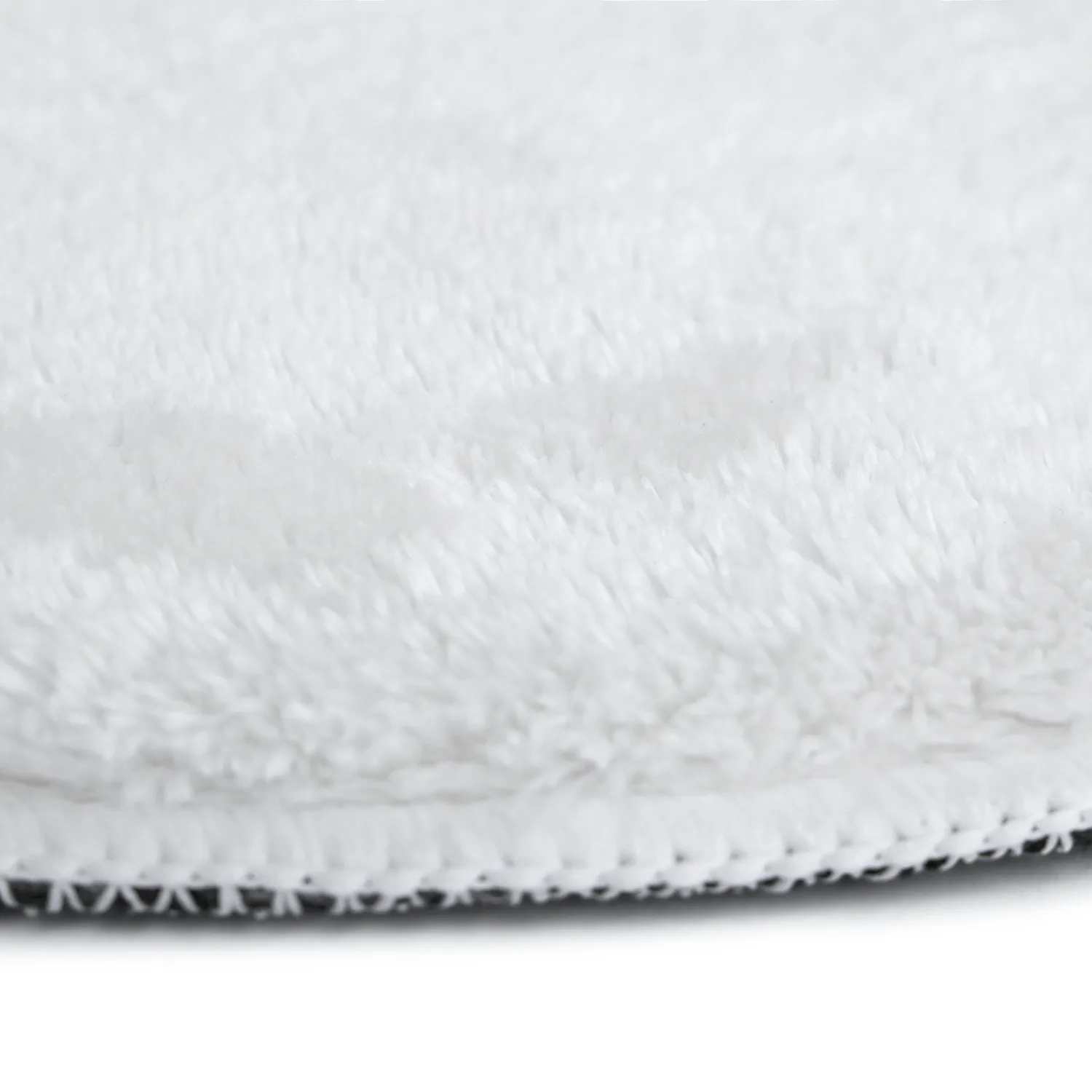 Aaltokuvioinen Käytävämatto - Aranga Super Soft Fur (valkoinen)