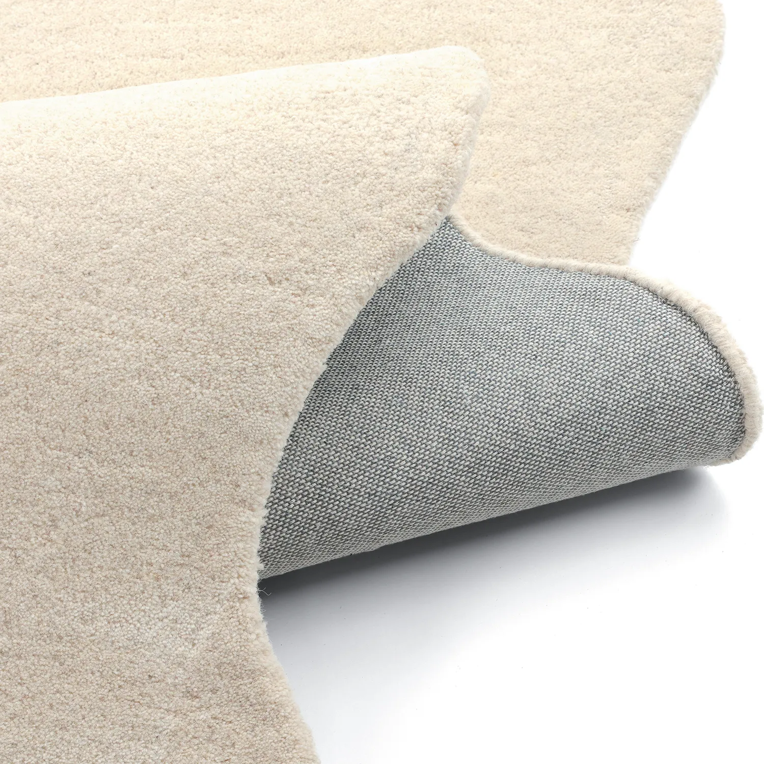 Aaltoileva villamatto - Diu Hand Tufted Wool Premium (kerma)