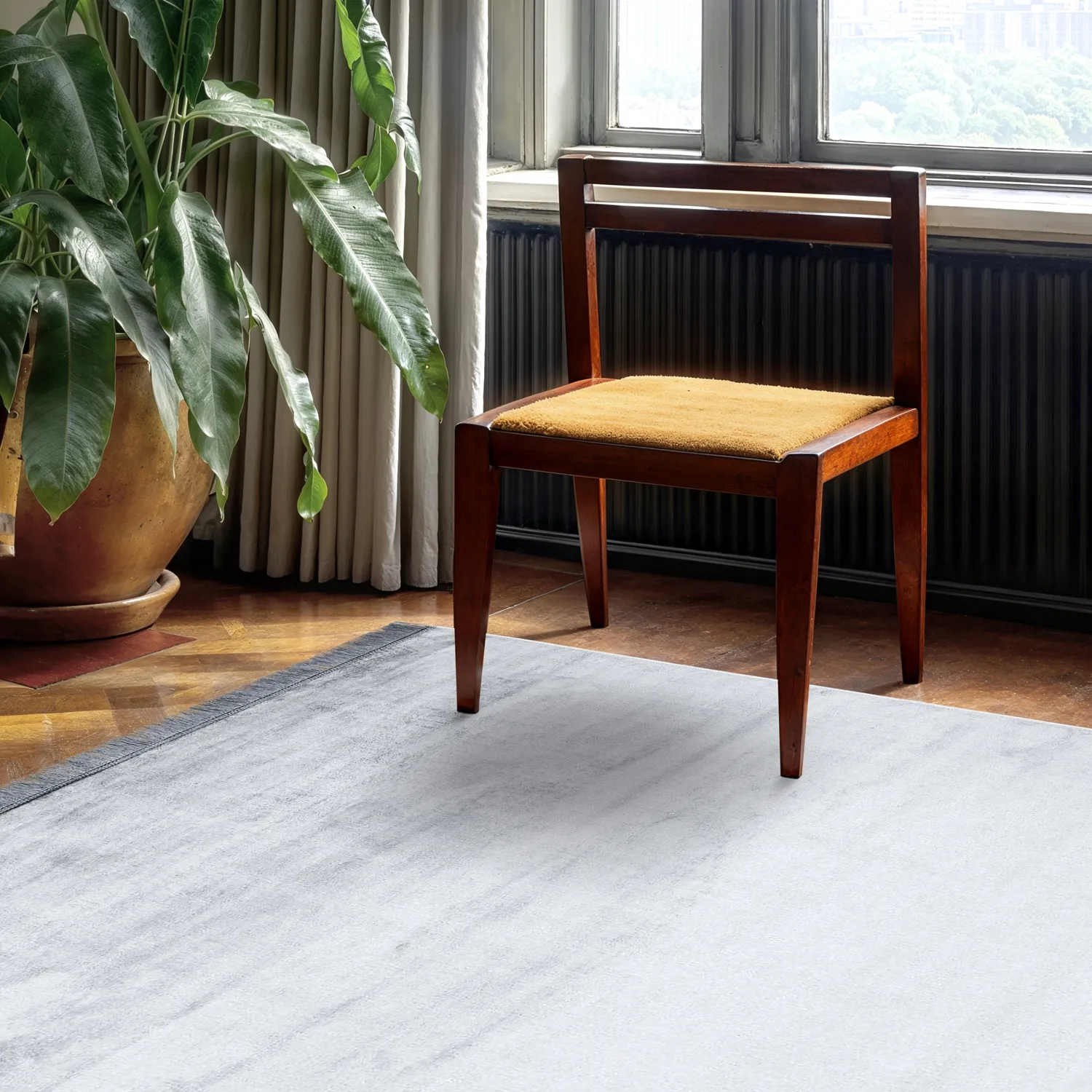 Wilton-matto - Art Silk (vaaleansininen)