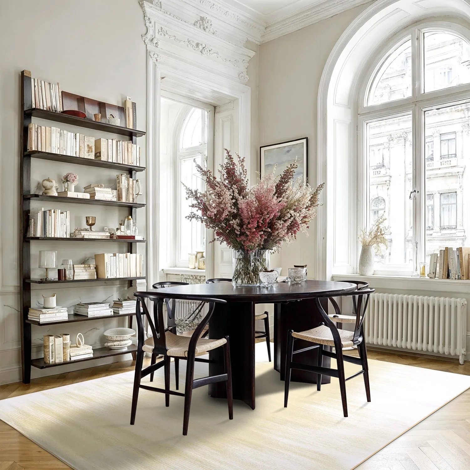 Wilton-matto - Cara (valkoinen/beige)