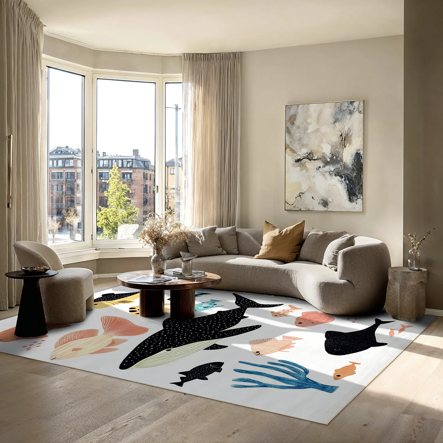 Wilton-matto - Colmar (beige/multi)