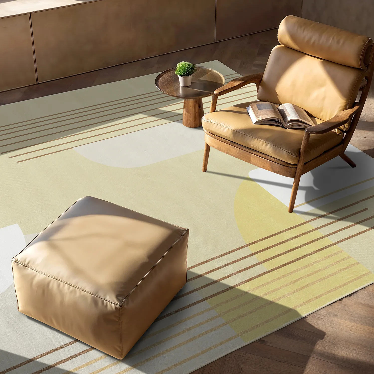 Wilton-matto - Delft (beige/multi)