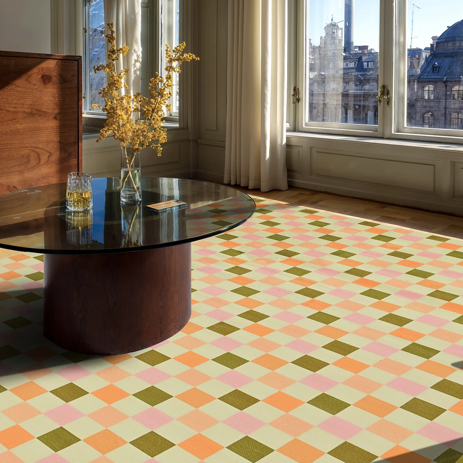 Wilton-matto - Iola (beige/multi)
