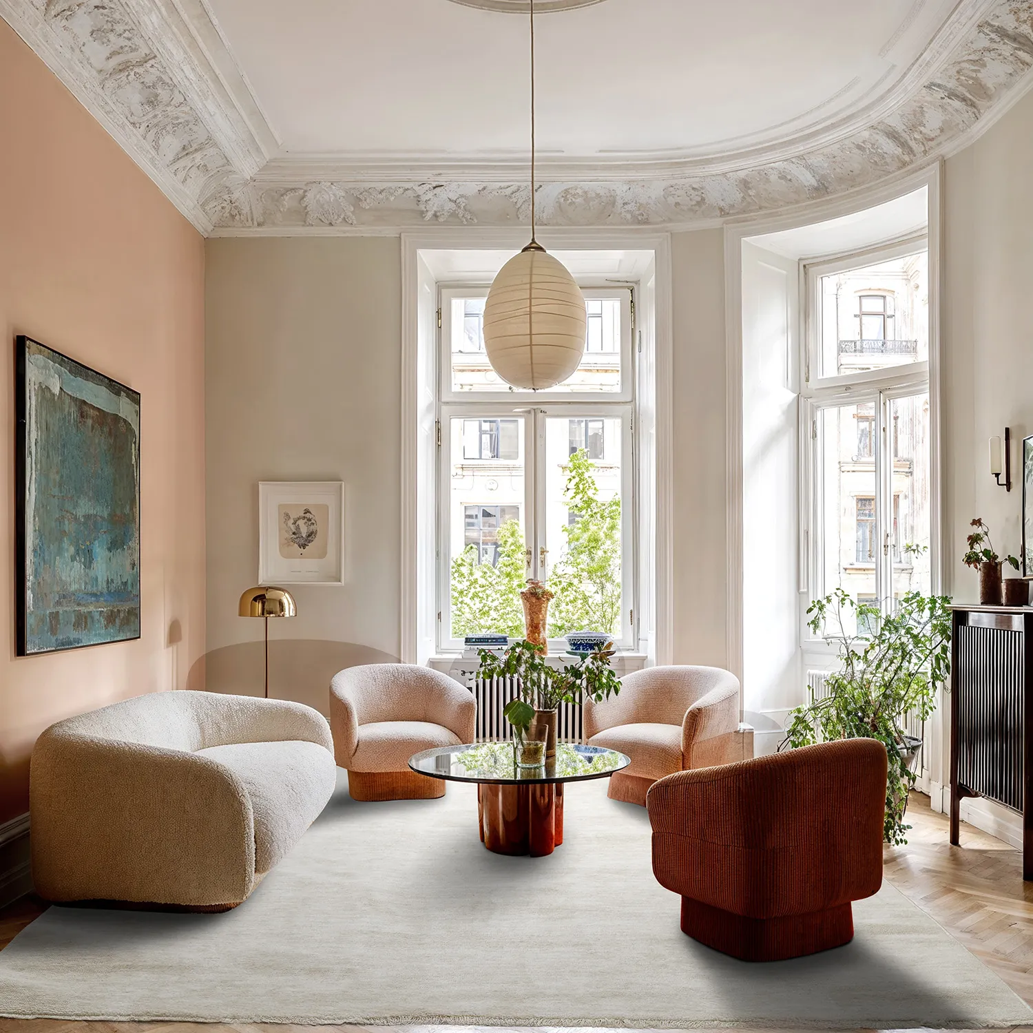 Wilton-matto - Kither (beige)