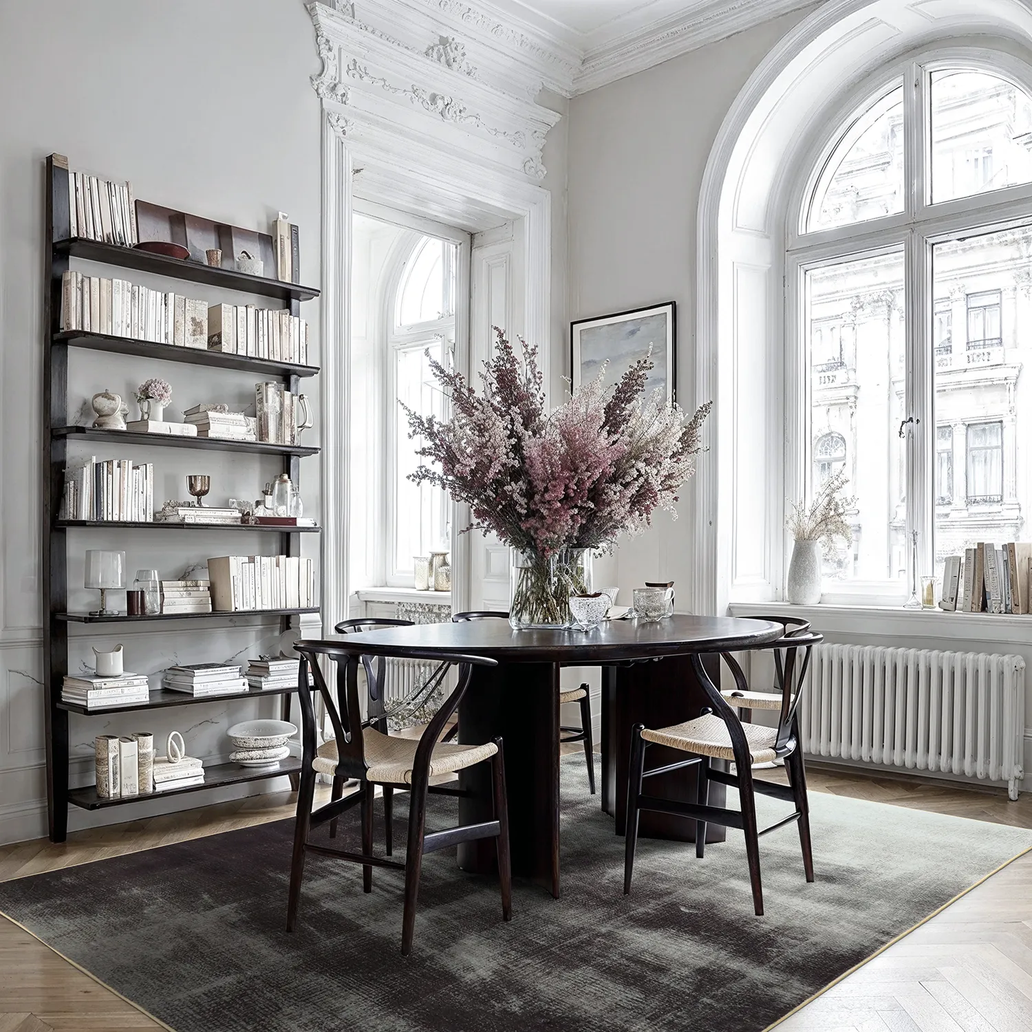 Wilton-matto - Olmedo (harmaa/beige)
