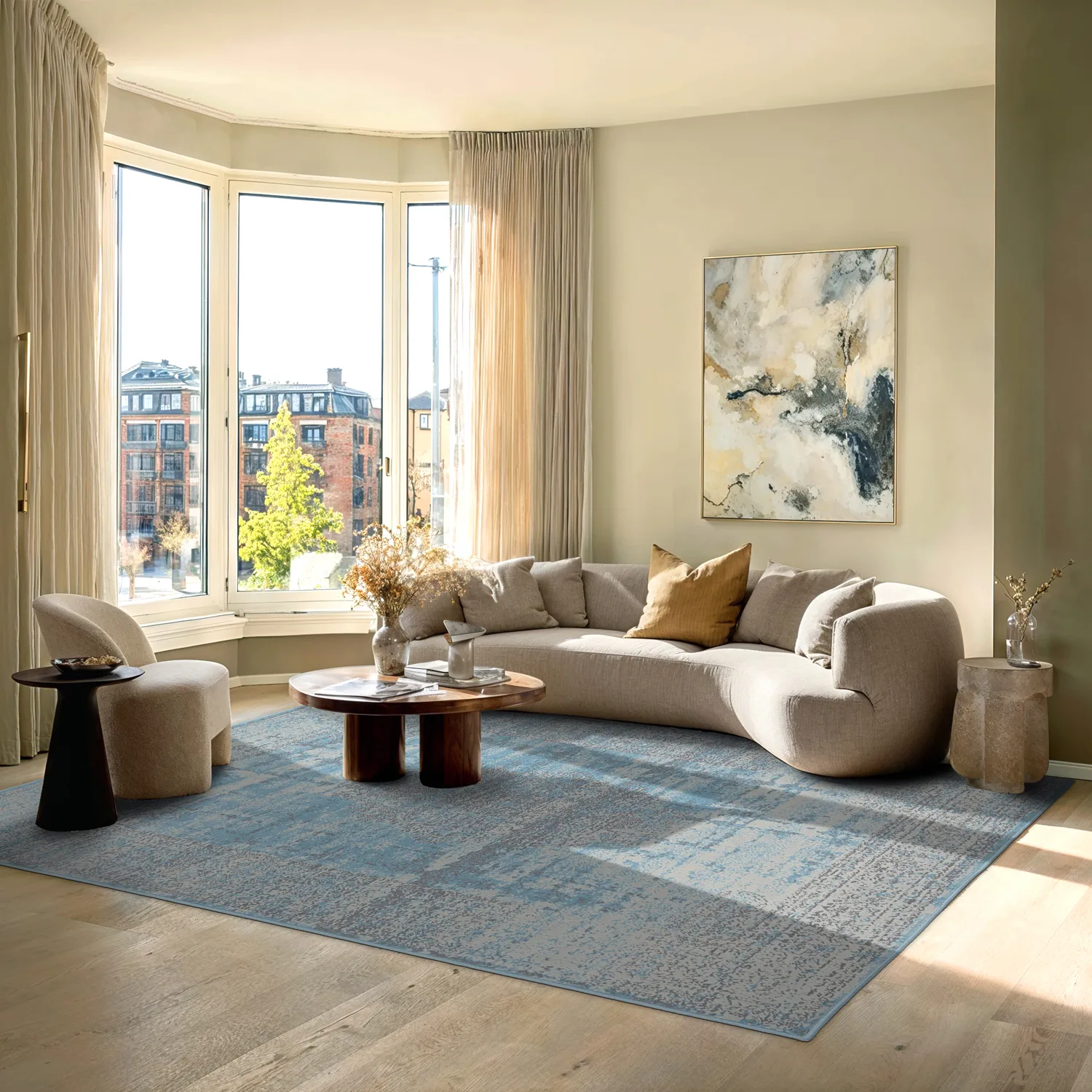 Wilton-matto - Peking Royal (turkoosi)
