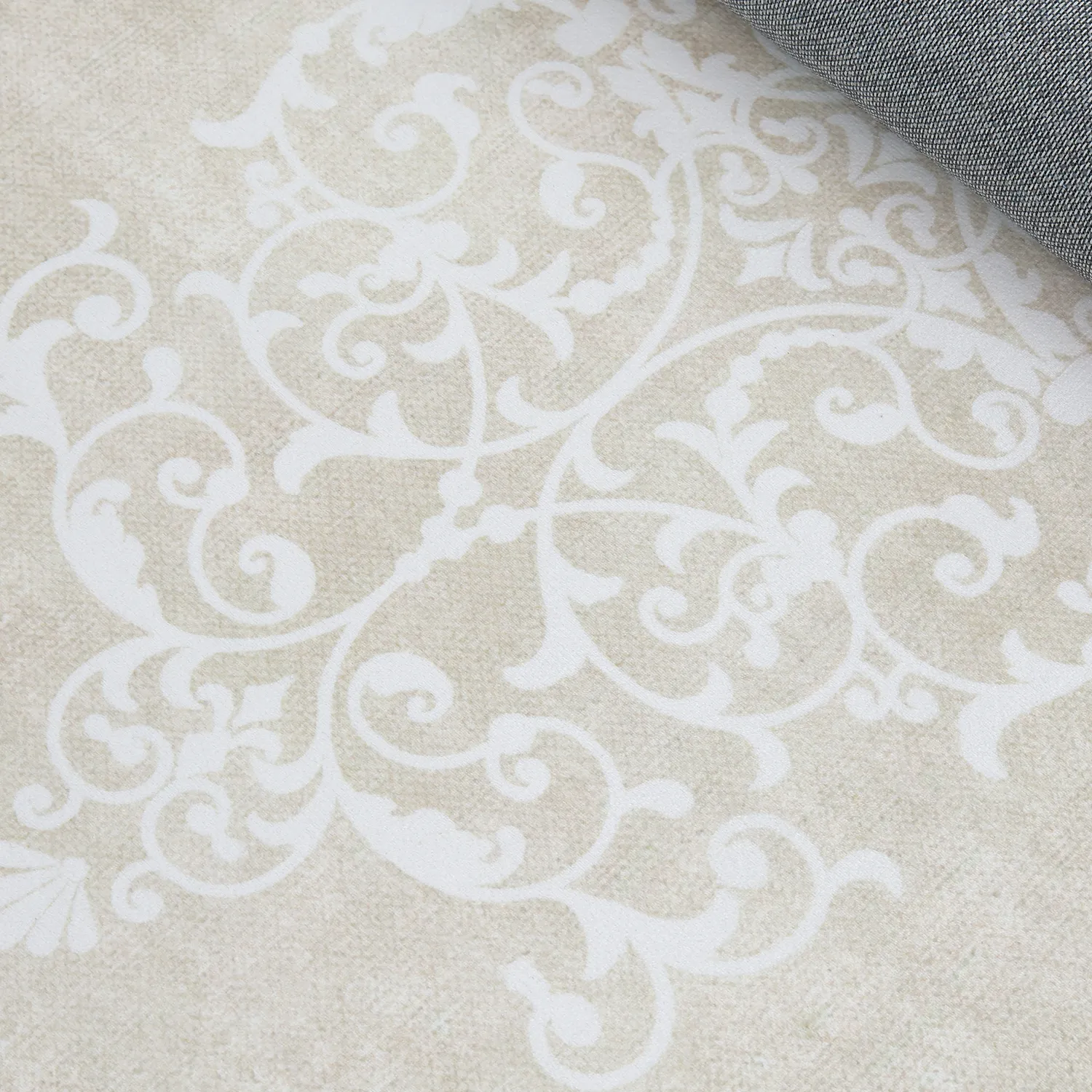 Wilton-matto - Santi (beige/valkoinen)