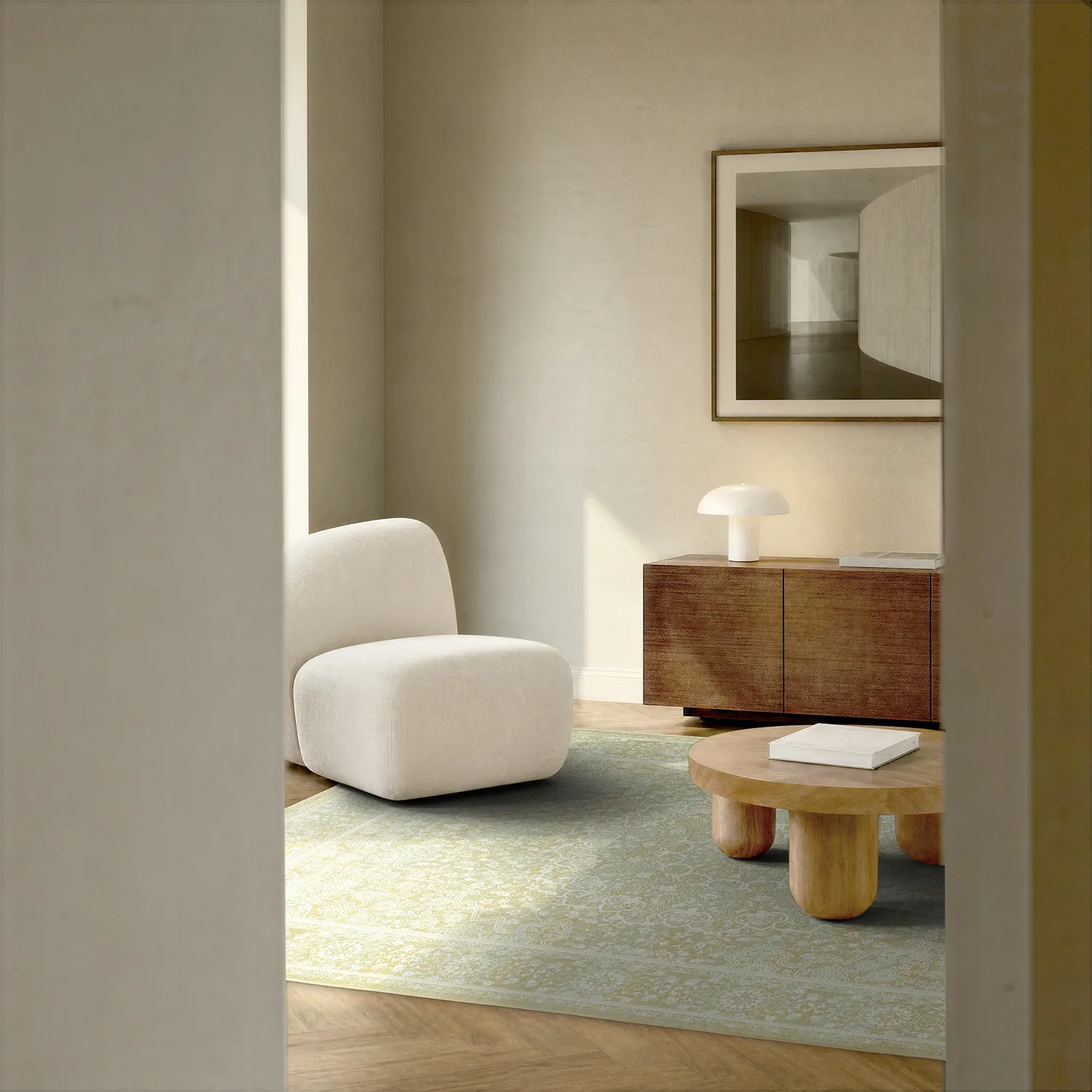 Wilton-matto - Vivian (beige)