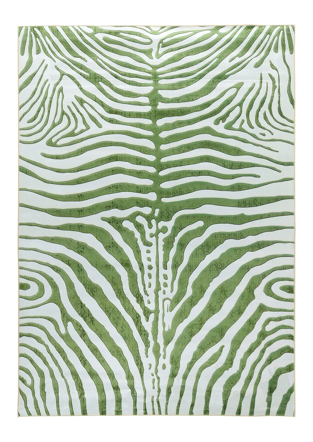 Wilton-matto - Zebra (vihreä)