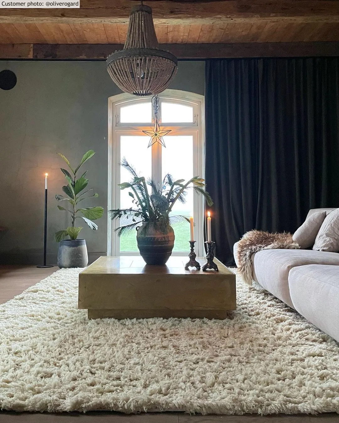 Villamatto - Aliste Wool Shaggy (alabaster gleam)